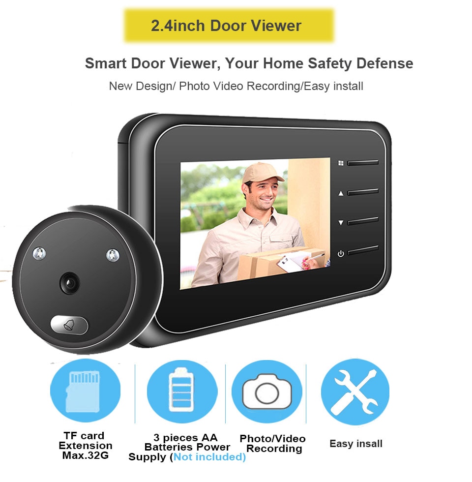 Peephole WiFi Video Doorbell